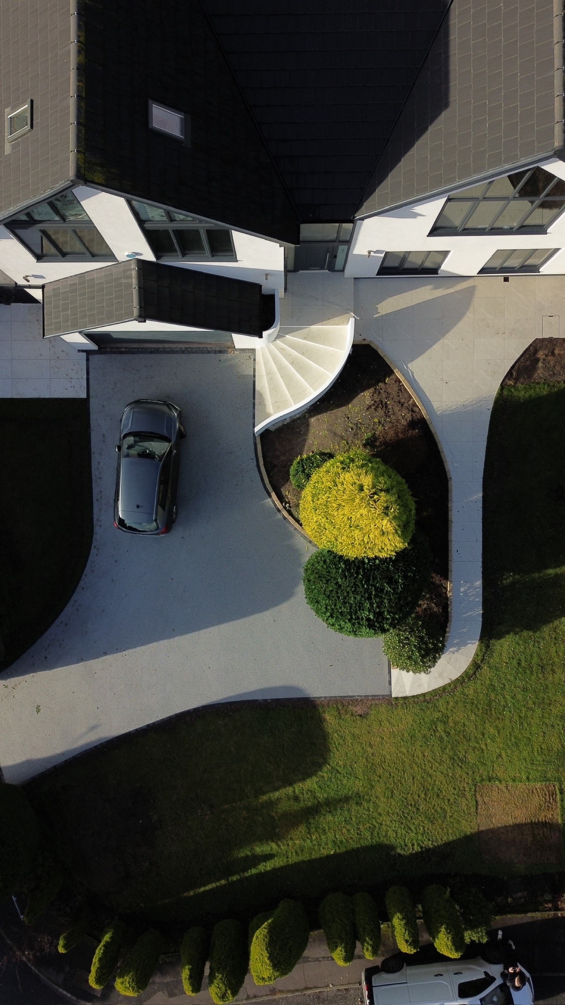 Block paving driveway