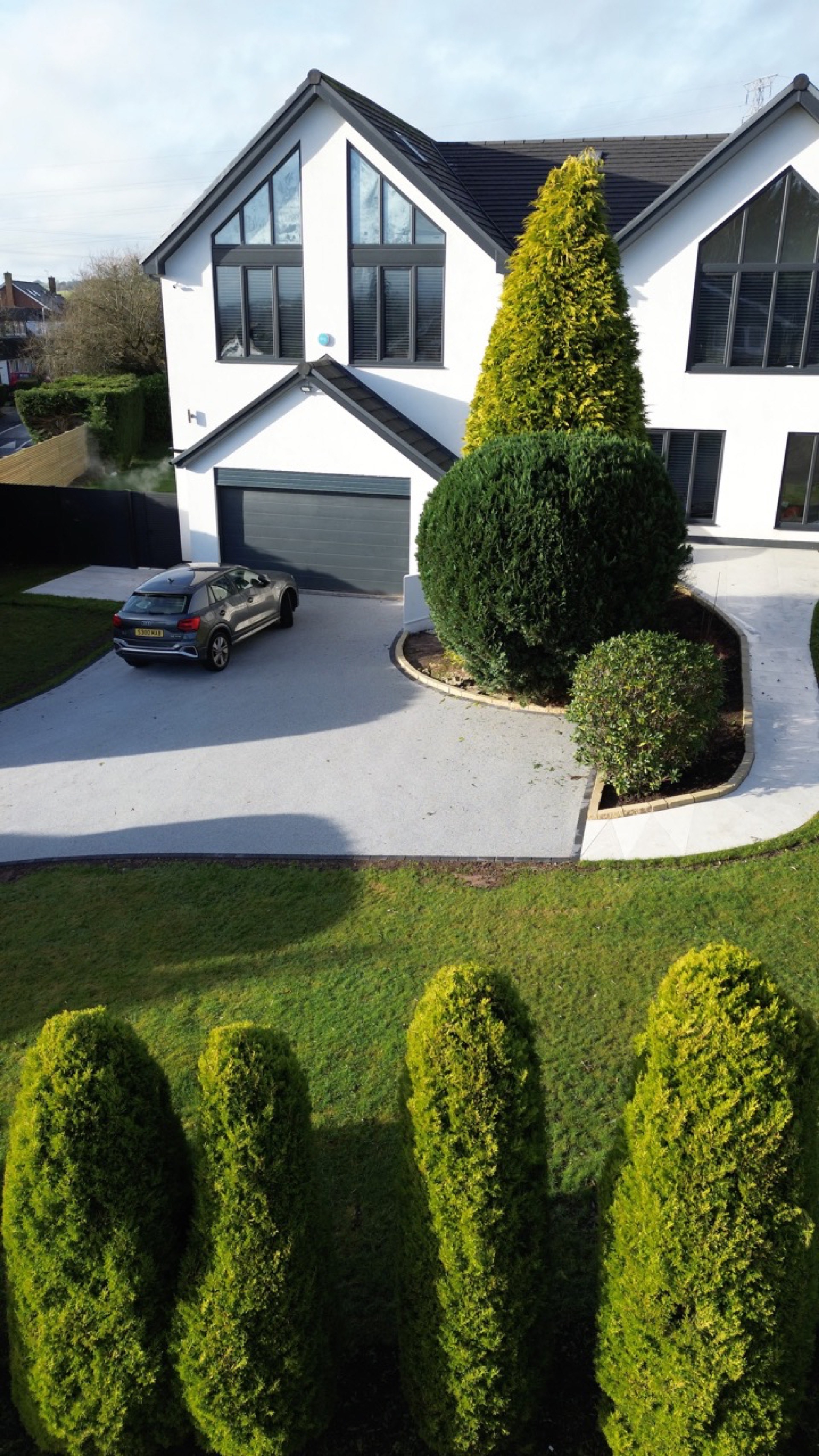 Finished driveway project