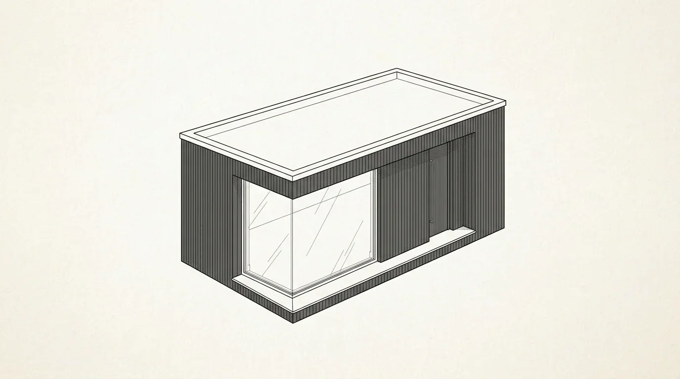 Corner Glass — garden room configuration