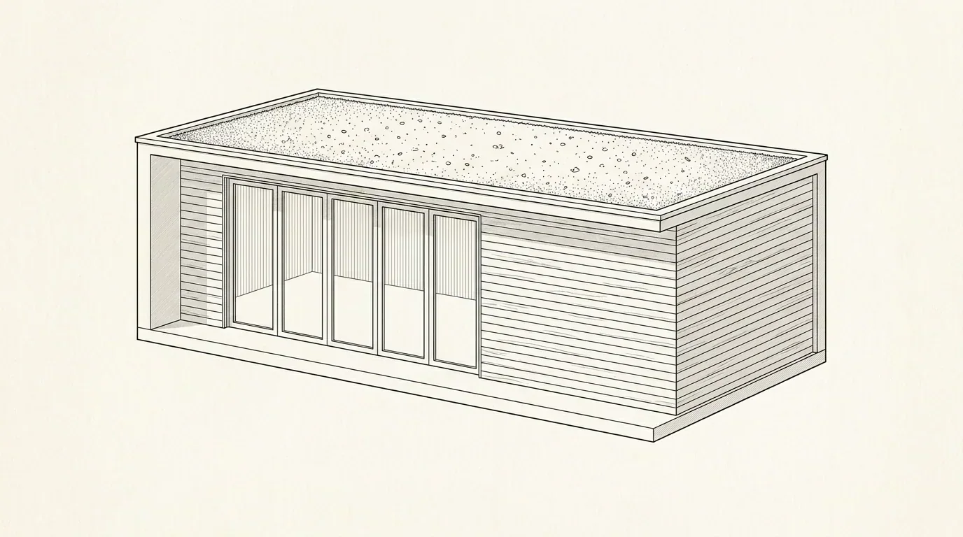 Living Green Roof — garden room configuration