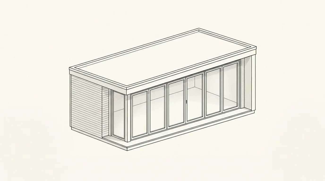 Classic Rectangle — garden room configuration