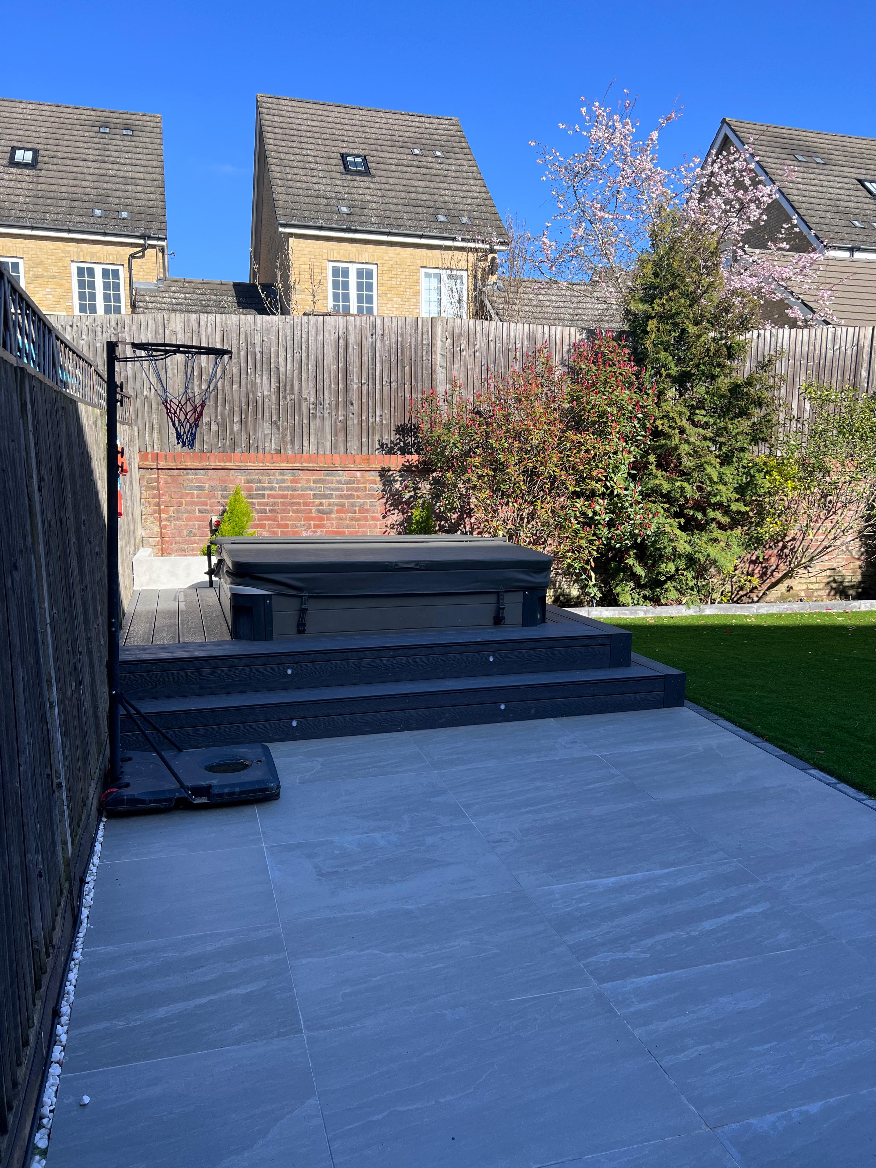 Pergola, Jacuzzi & Front Garden detail 7