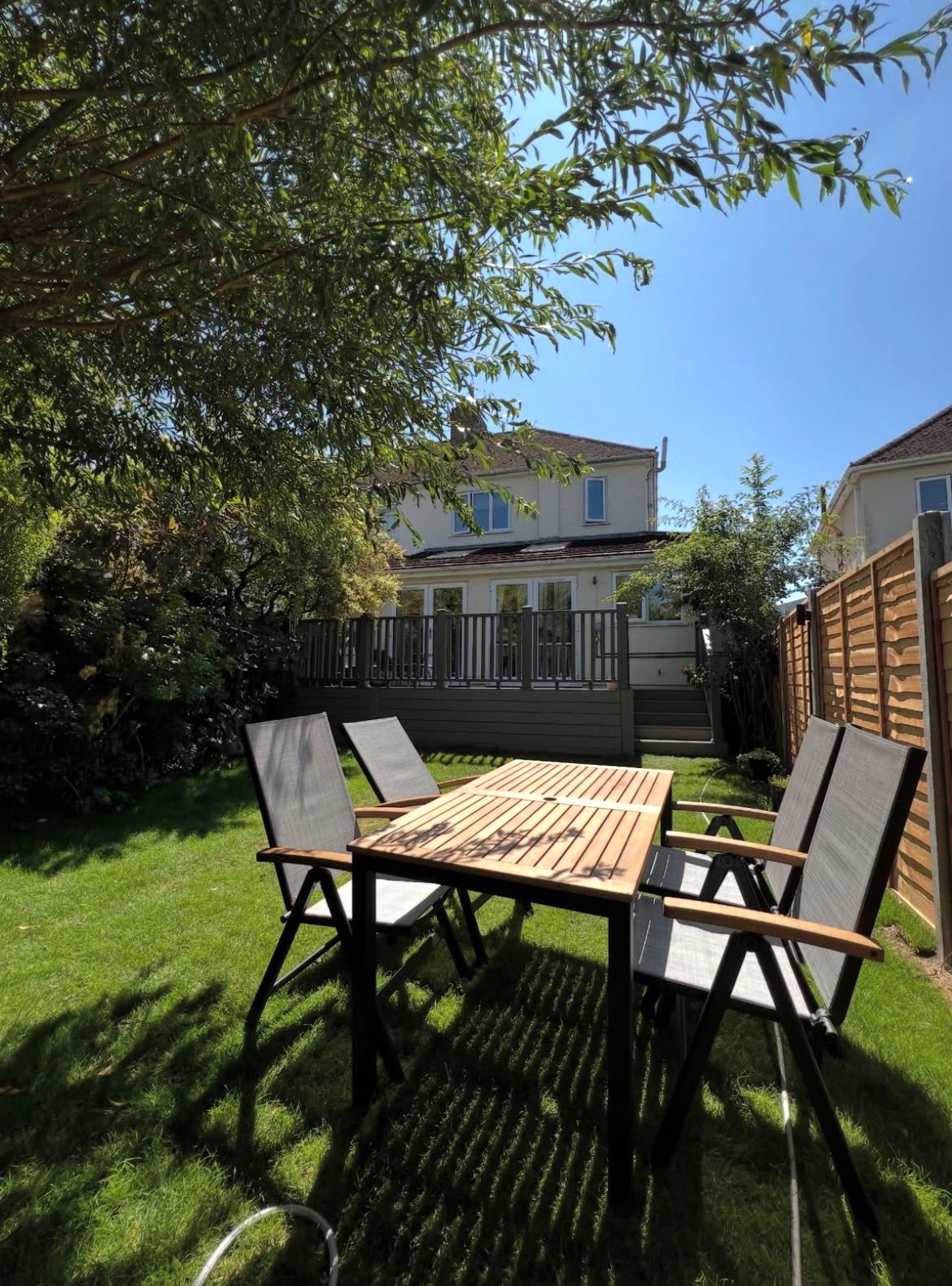 Outdoor Fireplace & Decking Veranda