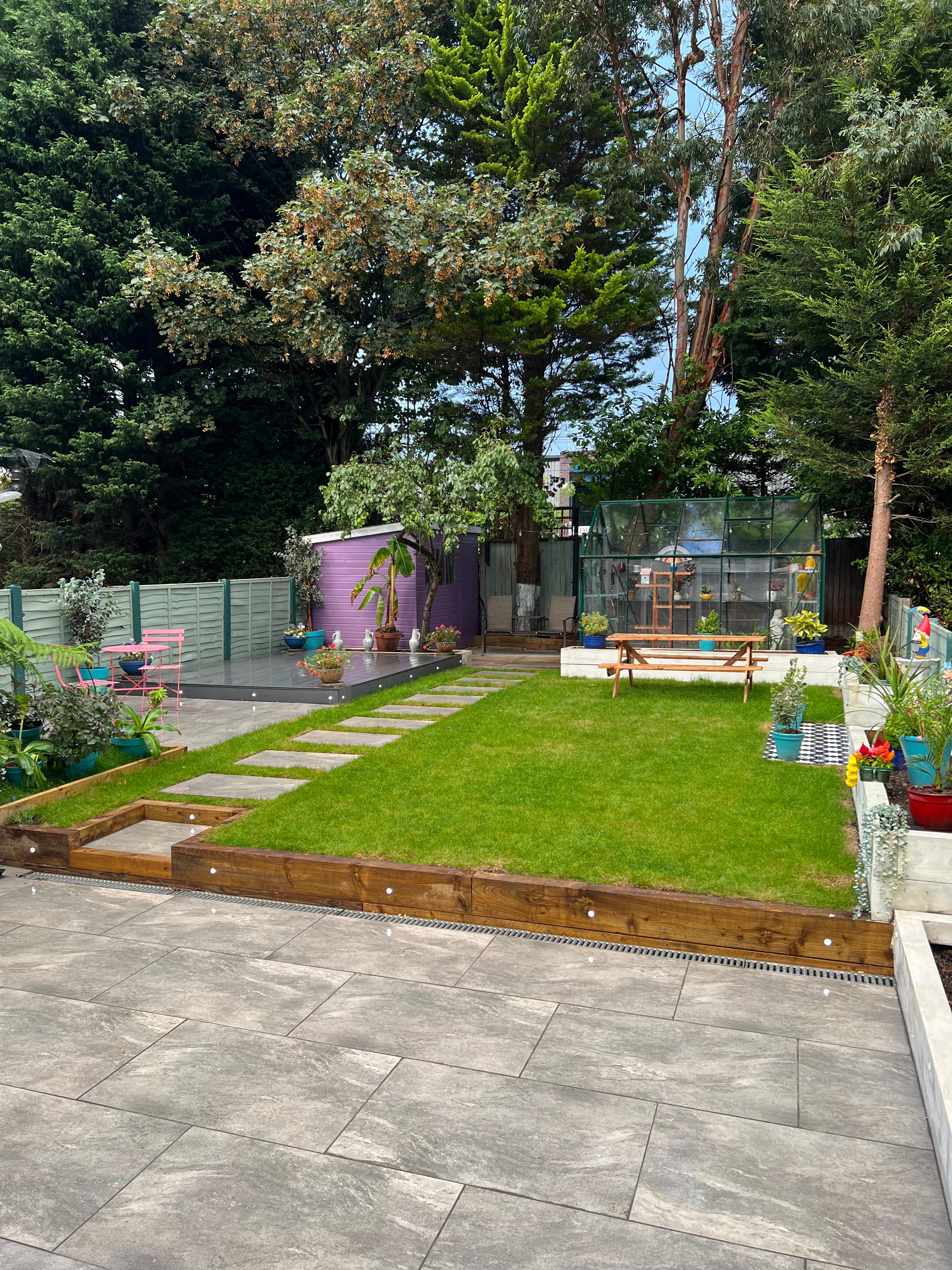 Patio, Decking & Natural Grass detail 2