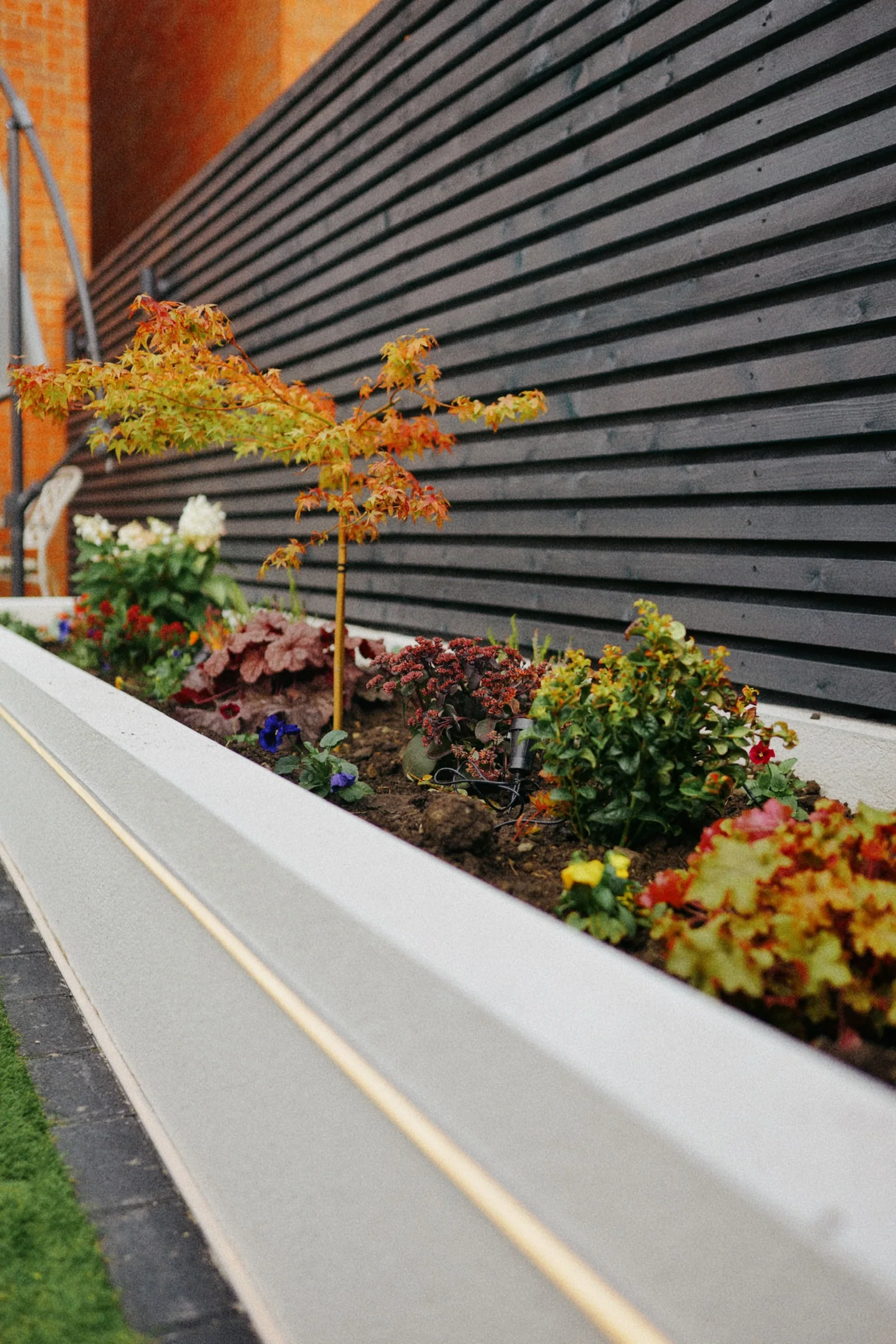 New-Build Garden with Lit Raised Planters in Didcot — photo 10